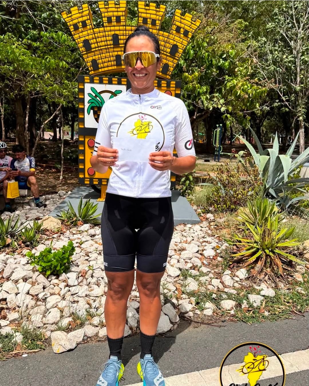 Aracelis Estrada ganadora de la Meta Volante femenina del Campeonato CicloCafé 2026